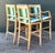 Modern Vintage Carved Dolphin and Fabric Bar Stools - Set of 4 For Sale - Image 3 of 12
