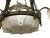 Muller Frères 1920 French Art Deco Signed Chandelier Ceiling Lamp / Fixture For Sale - Image 4 of 12