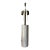 1960s Mid-Century Modern Nessen Calacatta Italian Marble Cylindrical Table Lamp For Sale