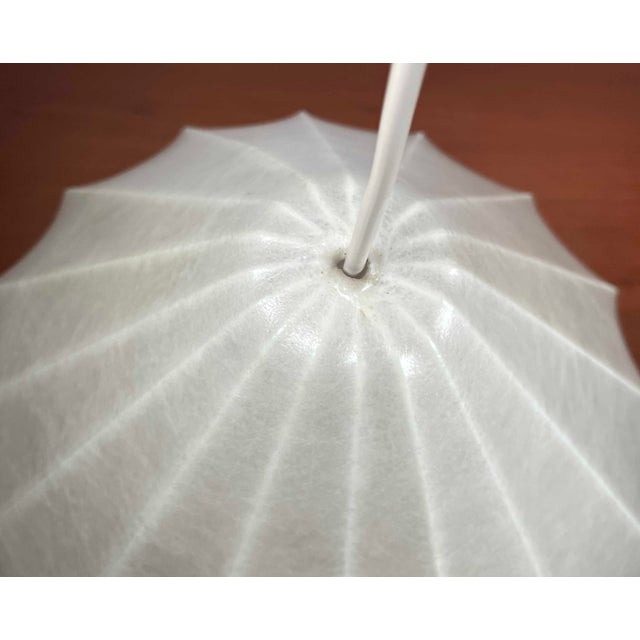 Mid-Century Modern Cocoon Pendant Lamp by Friedel Wauer for Goldkant Leuchten, Germany, 1960s For Sale - Image 11 of 18