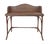 Orange Vintage Art Deco French Painted Rattan and Bentwood Console Table, 1930s For Sale - Image 8 of 8
