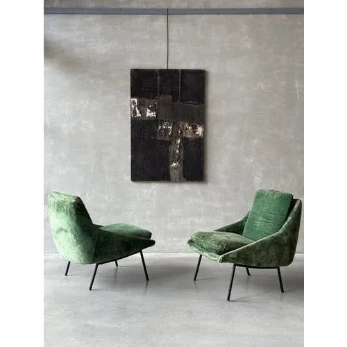 Chairs by Joseph André Motte, Set of 2 For Sale - Image 9 of 9