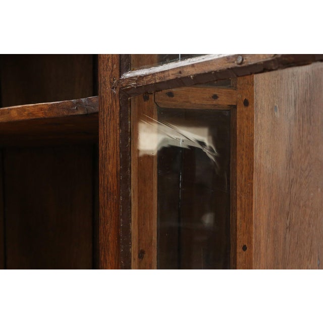 Vitrine Cabinet in Oak with Glass Windows, Germany, Early 18th Century For Sale - Image 18 of 18