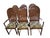 Elevate your dining space with this exceptional set of six mid-century modern high-back dining chairs, designed by the...