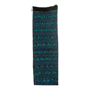 Vintage Mayan Azul Huipil Runner