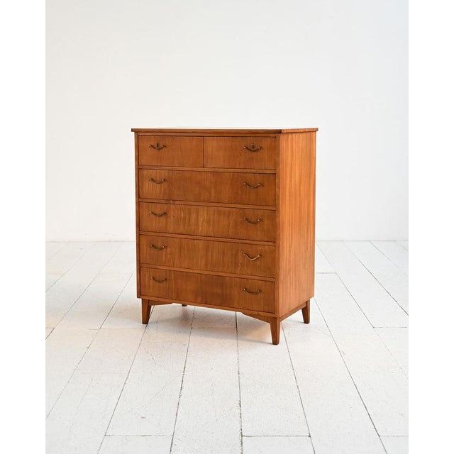 Scandinavian Teak Chest of Drawers, 1960s For Sale - Image 4 of 11