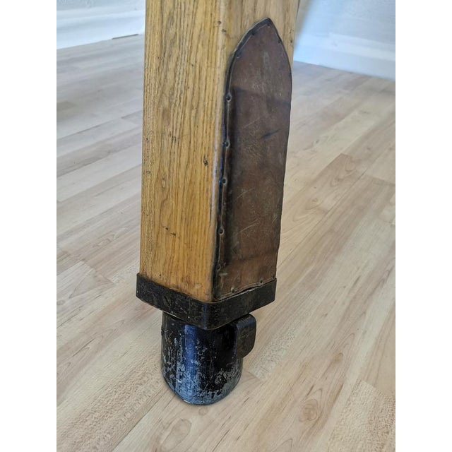 Vintage Leather Gym Pommel Horse, 1960s For Sale - Image 11 of 18