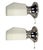 1930s 1930s Chrome Art Deco Bath Sconces - a Pair For Sale - Image 5 of 5
