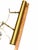 Mid-Century Modern Vintage Mid-Century Modern Brass Picture Light Wall Sconce Lighting Fixture For Sale - Image 3 of 4