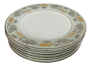 Mid-Century Noritake (5487) Silvine Salad Plates S-6