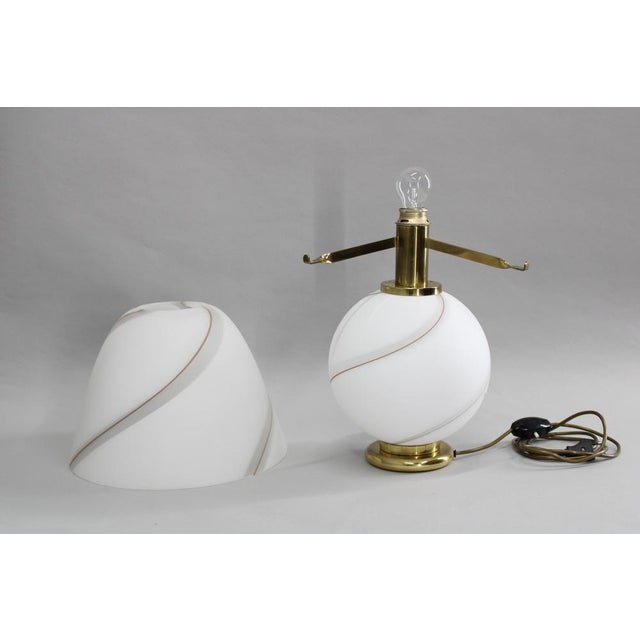 Italian Murano Glass Table Lamp, 1970s For Sale - Image 10 of 15