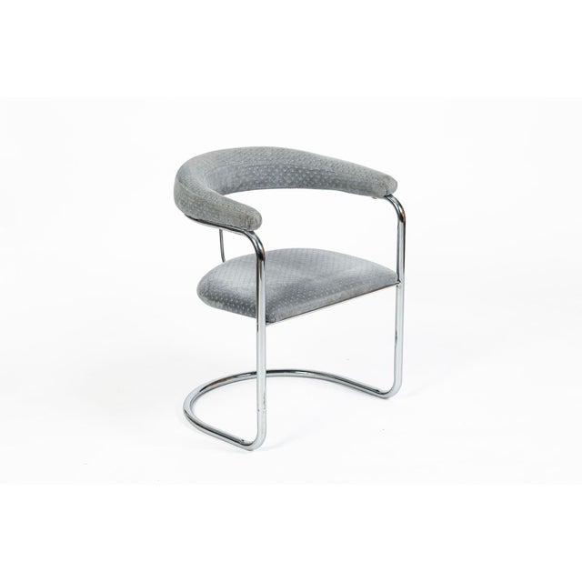 Set of 6 Mid-Century Modern Ss33 Chrome Dining Chairs by Anton Lorenz for Thonet, 1970s For Sale - Image 15 of 18
