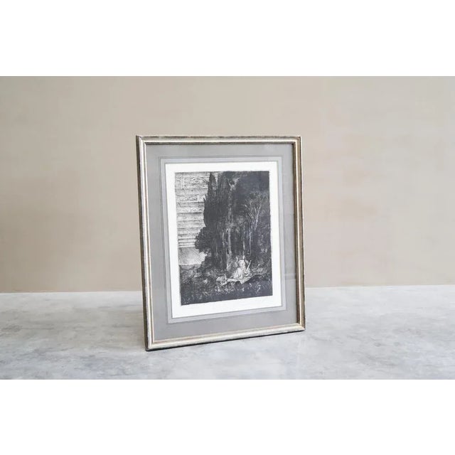 Ernst Fuchs 'Waldidylle vor der Himmelsmauer' Hand Signed Artist's Proof 1974. A mysterious and wonderful work by famous...