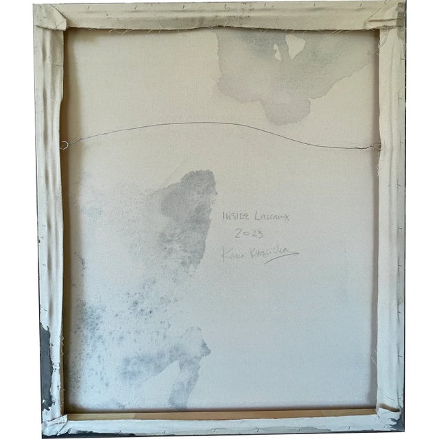 Inside Lascaux From the "MY IMPRINT ON YOUR LAND" Collection Kasia Kręcicka, 2023 This striking painting was born during...