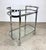 1970s 1970’s Polished Chrome & Glass Milo Baughman Two-Tier Tea / Bar Cart For Sale - Image 5 of 12