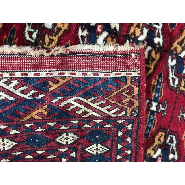 Vintage Fine Boukhara Afghan Rug For Sale - Image 16 of 17