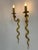 1960s Vintage Cast Brass Cobra Wall Lamps from Maison Jansen, 1960s, Set of 2 For Sale - Image 5 of 18