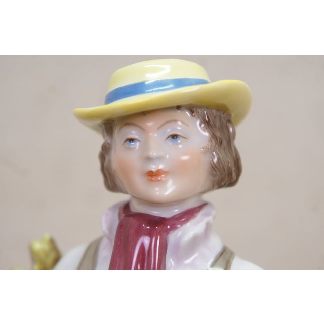 Rare Herend Hungary Porcelain "The Bird Seller" Figurine by Wéninger Lászlóné For Sale - Image 11 of 14