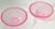 Set of 2 Light Pink Large Polished Fiberglass Bowls Space Age Op Art For Sale - Image 9 of 12