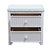 1980s Lexington / Henry Link Country Cottage Style 24" White Wicker Two Drawer Nightstand 477-621 For Sale - Image 5 of 14