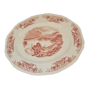 Vintage Royal Swan Historic West Point 1834 Pattern Platter 13”