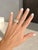 1980s American 18k Gold 4.60 Carat Diamond Wide Band Ring, Size 6.5 For Sale - Image 12 of 12