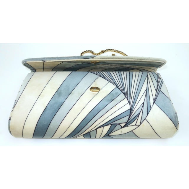 Emilio Pucci Italian Velvet Convertible Clutch Shoulder Strap Handbag, c.1970 For Sale - Image 10 of 15