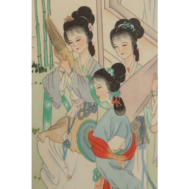Chinese School Framed Print, Musicians For Sale - Image 14 of 18