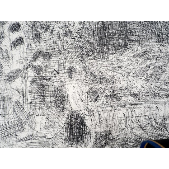 André Cottavoz, Crowd Jubilant, 1976, Original Lithograph For Sale - Image 4 of 7