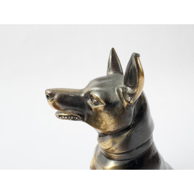 Pair of French Art Deco Dog Bookends, Signed Jamar, C. 1930 For Sale - Image 12 of 18