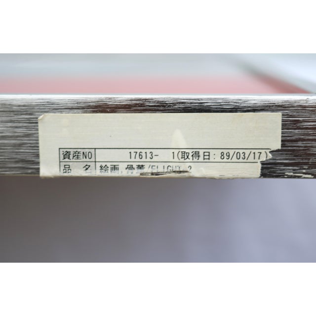 1988 Richard Hammond Flight-3 Abstract Expressionism Artwork Enamel and Resin For Sale - Image 16 of 18