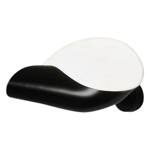 Black Mid-Century Modern Black Conche Wall Lamp by Serge Mouille For Sale - Image 8 of 8