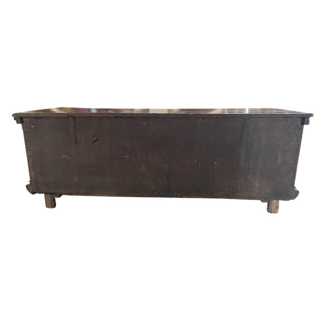 Italian Chest in Walnut Wood For Sale - Image 5 of 10