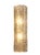 Luxury scenographic wall sconces in Murano glass, with a crocodrile texture of glass tht make it sparkling even when the...