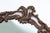 1950s Baroque Mirror with Hand Carved Oak Ornated Frame, France, 1950s For Sale - Image 5 of 11