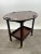 English Style Bombay Company Butler's Tray Table Cherry Wood Drop Leaf Serving For Sale - Image 11 of 17