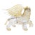 Large Murano Glass the Winged Lion of St. Marco Sculpture Signed Mario Badioli Venetian Italian Gold Flecks 1987 For Sale
