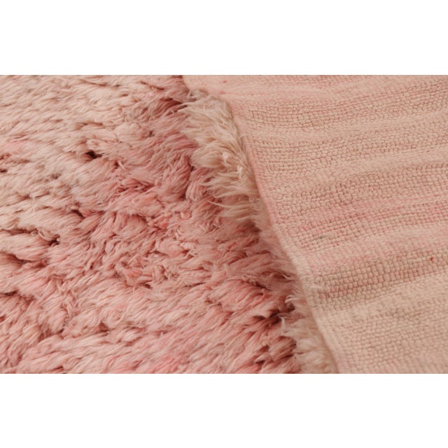 Rug & Kilim’s Oversized Moroccan Rug in Light Pink High Pile For Sale In New York - Image 6 of 6