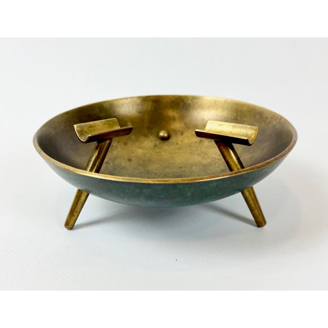 Mid-Century Modern Mid-Century Modern Bronze Ashtray by Carl Auböck, Austria, 1950s For Sale - Image 3 of 8