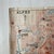 Vintage Double-Sided School Map of The Alps / the Pyrenees, 1950s, in Worn conditions. Designed 1950 to 1959