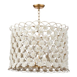Regina Andrew Alice Porcelain Flower Chandelier For Sale