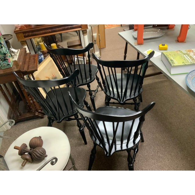 20th Century Painted Windsor Chairs For Sale In New York - Image 6 of 11