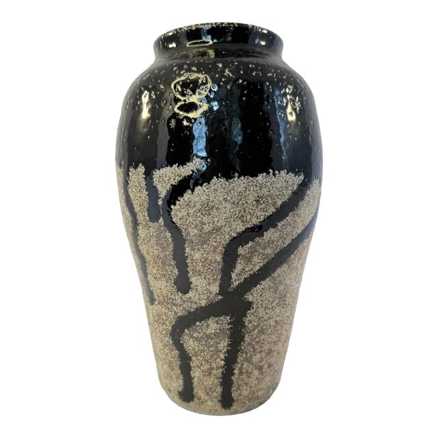 Studio Pottery Salt Glaze Vase by Noel Benedict For Sale