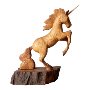 Vintage Folk Art Unicorn