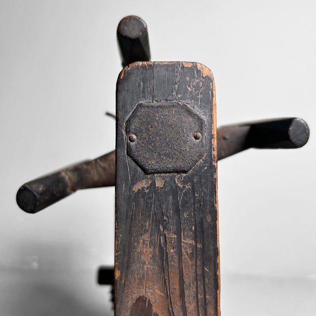 Wood Meiji Era Itomaki Spinning Wheel, Japan, 1890s For Sale - Image 7 of 16