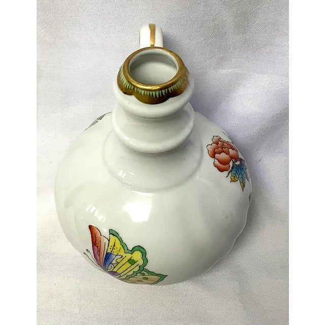 Set of Vintage Queen Victoria Porcelain, Trinket Dish and Small Vase For Sale - Image 9 of 11