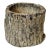 Faux Bois Planter Urn or Garden Pot in Shape of Tree Trunk (Two Available) For Sale