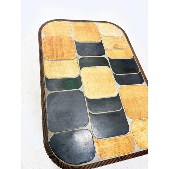 1970s Vintage French Shogun Coffee Table by Roger Capron, 1970 For Sale - Image 5 of 13