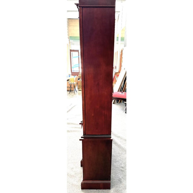 Wood Late 20th Century Hickory Chair James River Plantation China Cabinet For Sale - Image 7 of 12