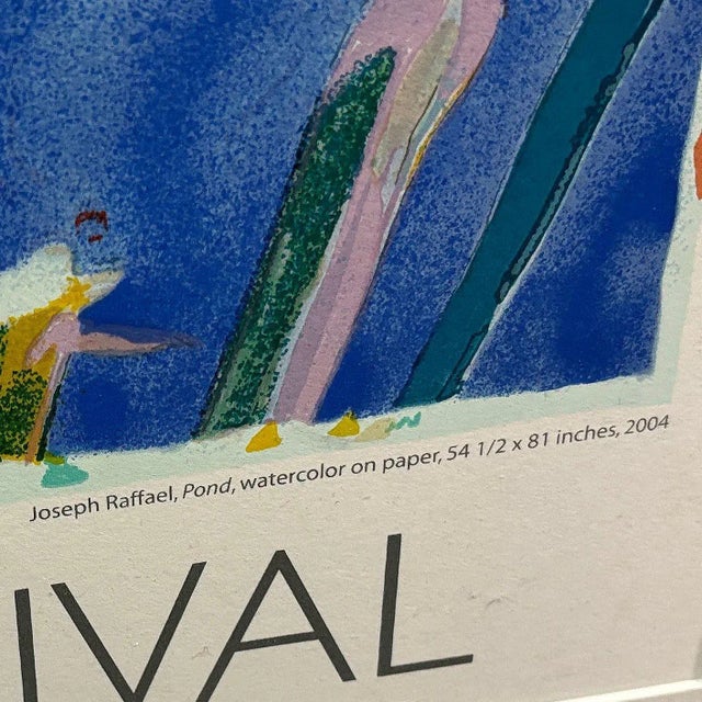 2004 Lincoln Center Nyc "Mostly Mozart" Serigraph Print by Joseph Raffael For Sale In Los Angeles - Image 6 of 6